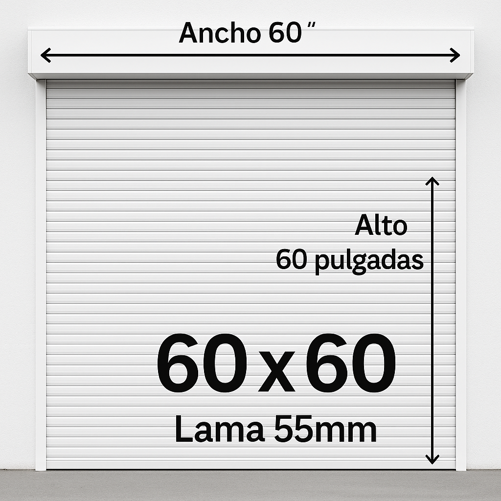 Rolling door 60x60 25ft^2
