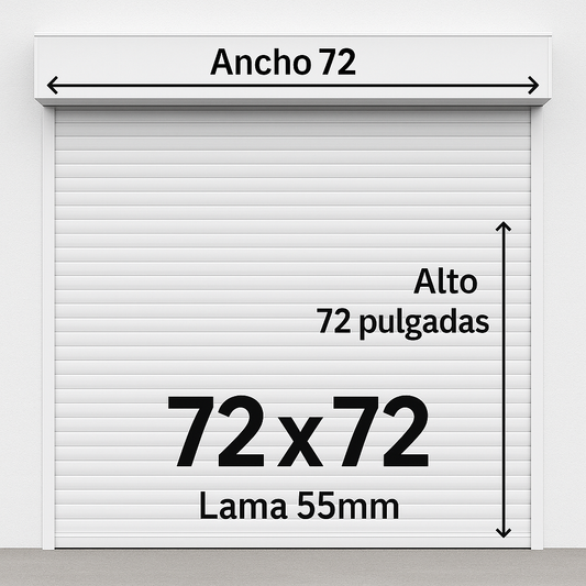 Rolling door 72x72 36ft^2